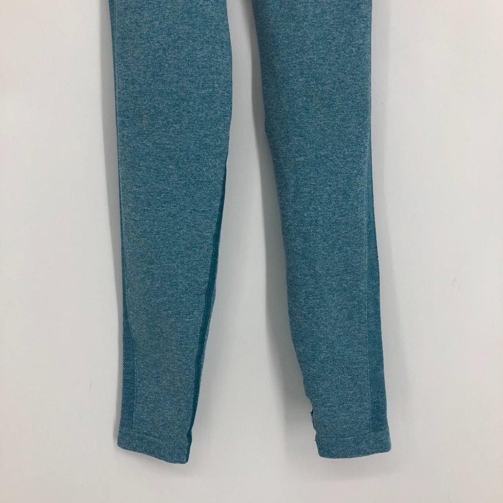 Gymshark blue  marled high waist flex workout leggings size ~S - Picture 8 of 16